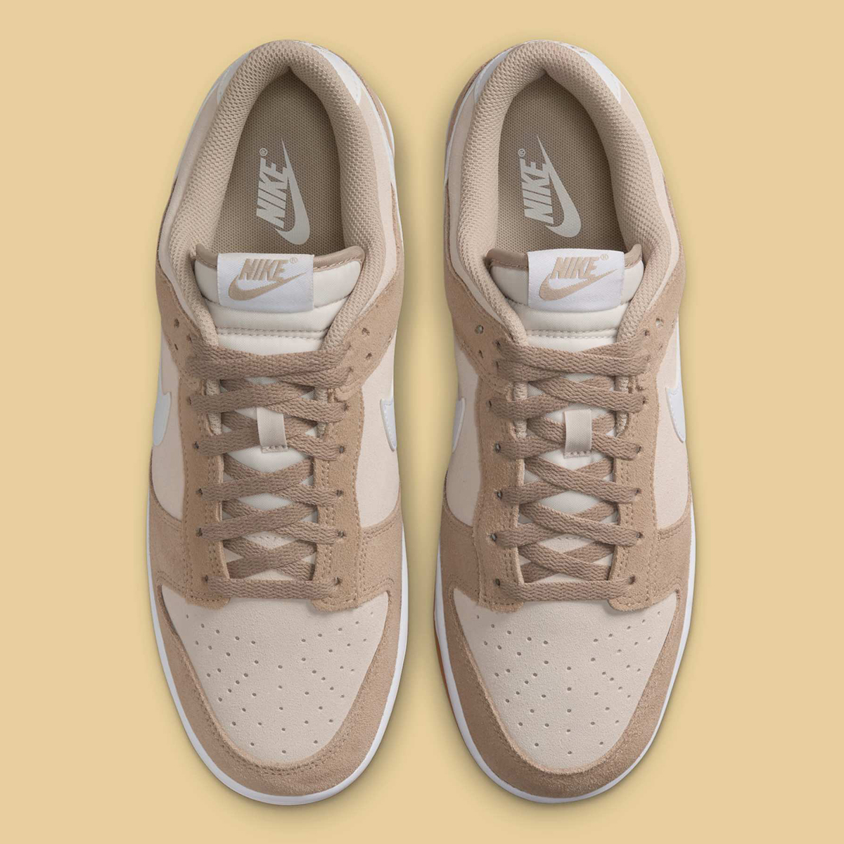 Nike Dunk Low Pale Ivory White Light Orewood Brown Gum Light Brown Hq1931 100 6