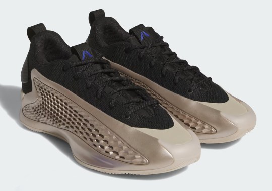 adidas Anthony Edwards 1 Low “Champagne Metallic” Releases On February 15th