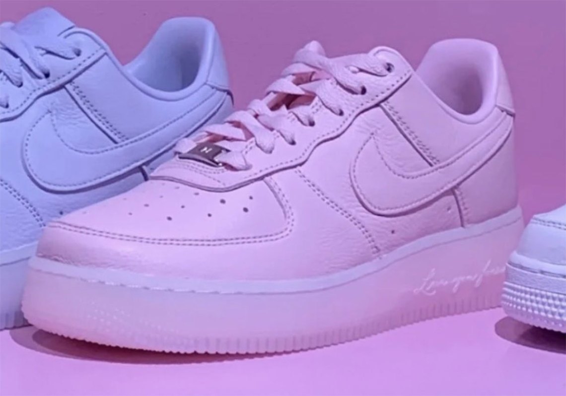 Drake Nocta Nike Air Force 1 Pink Foam Cobalt Tint Metallic Silver Cz8065 600