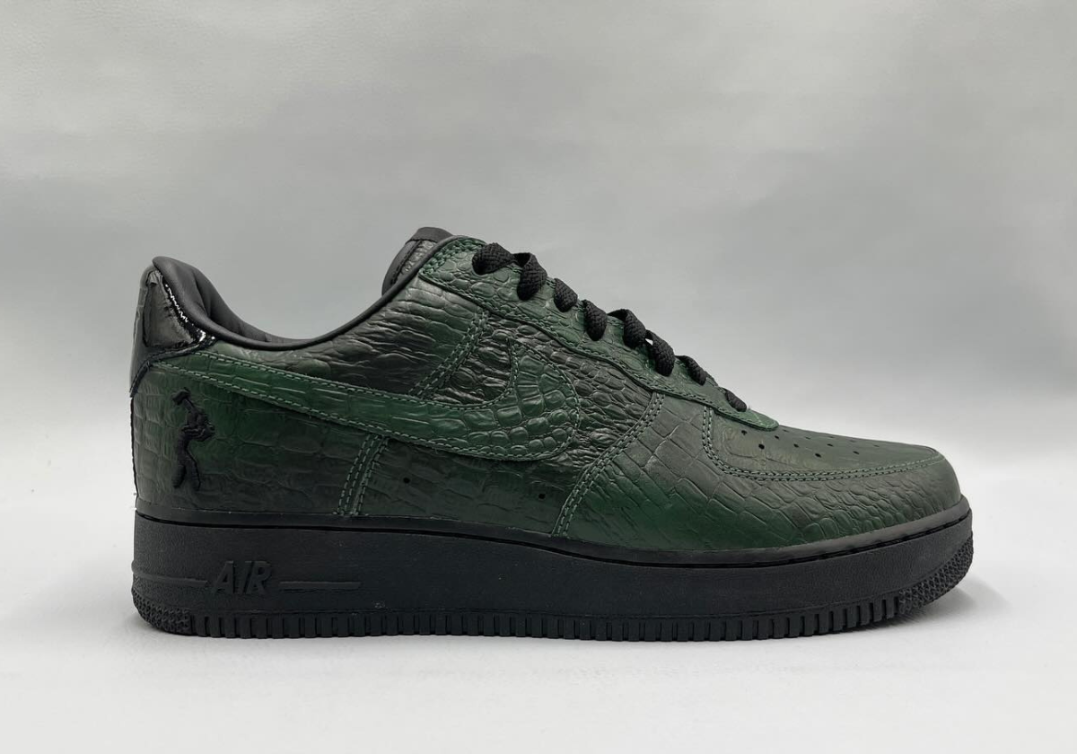 Lil Yachty Nike Air Force 1 Low Concrete Boys Croc Skin 1