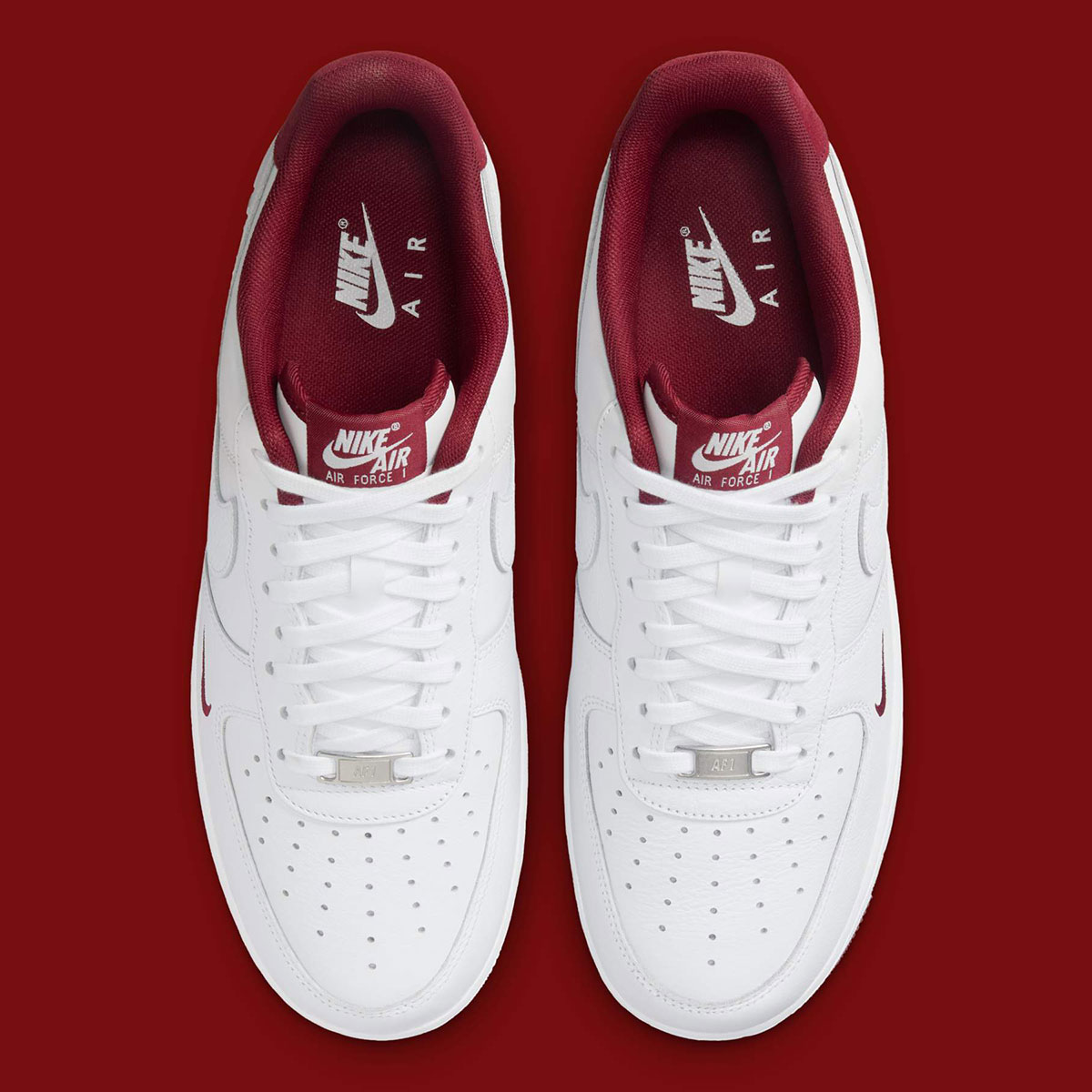 Nike Air Force 1 Low Mini Swoosh White Team Red Hm9483 100 6