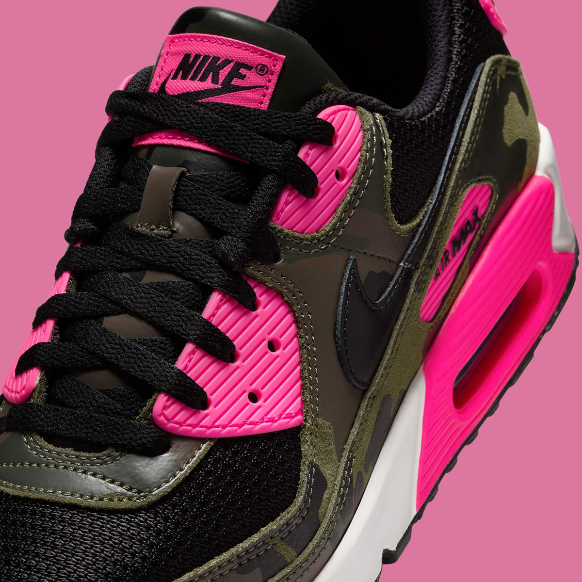 Nike Air Max 90 Camo Pack Sequoia Hyper Pink Phantom Black If1721 300 6