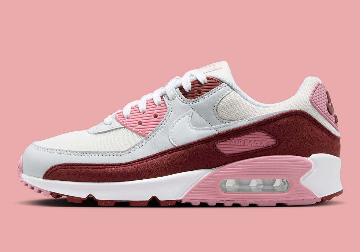 Nike Air Max 90 Dark Team Red Platinum Tint Pure Platinum Hm9451 600 4
