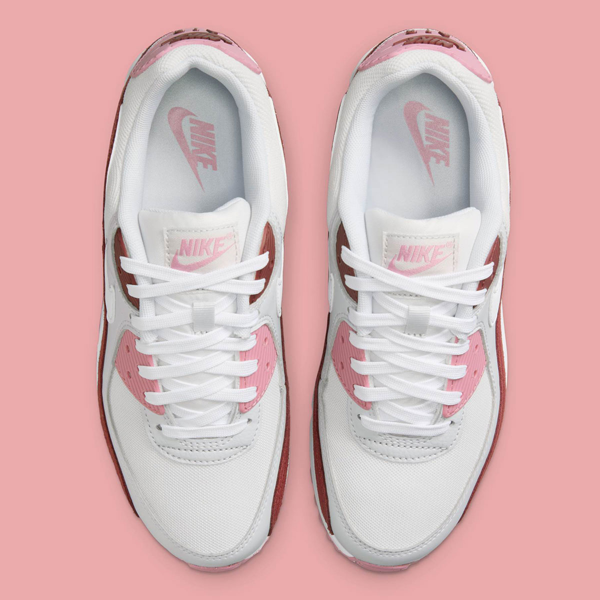 Nike Air Max 90 Dark Team Red Platinum Tint Pure Platinum Hm9451 600 5