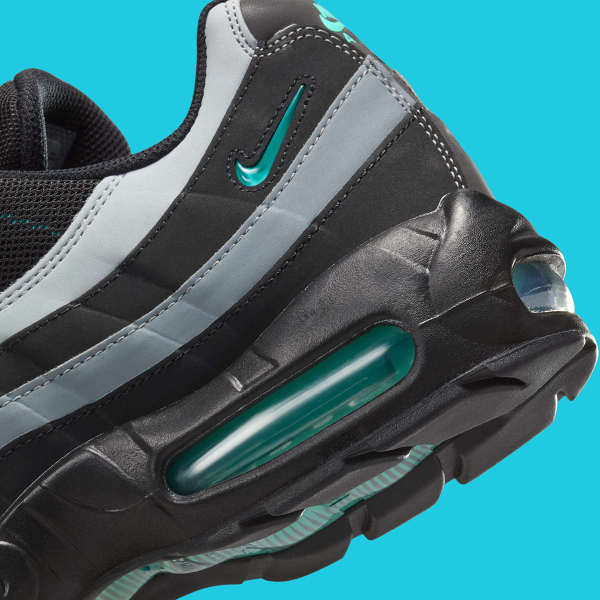 Nike Air Max 95 Black Aurora Green Hv6062 001 6
