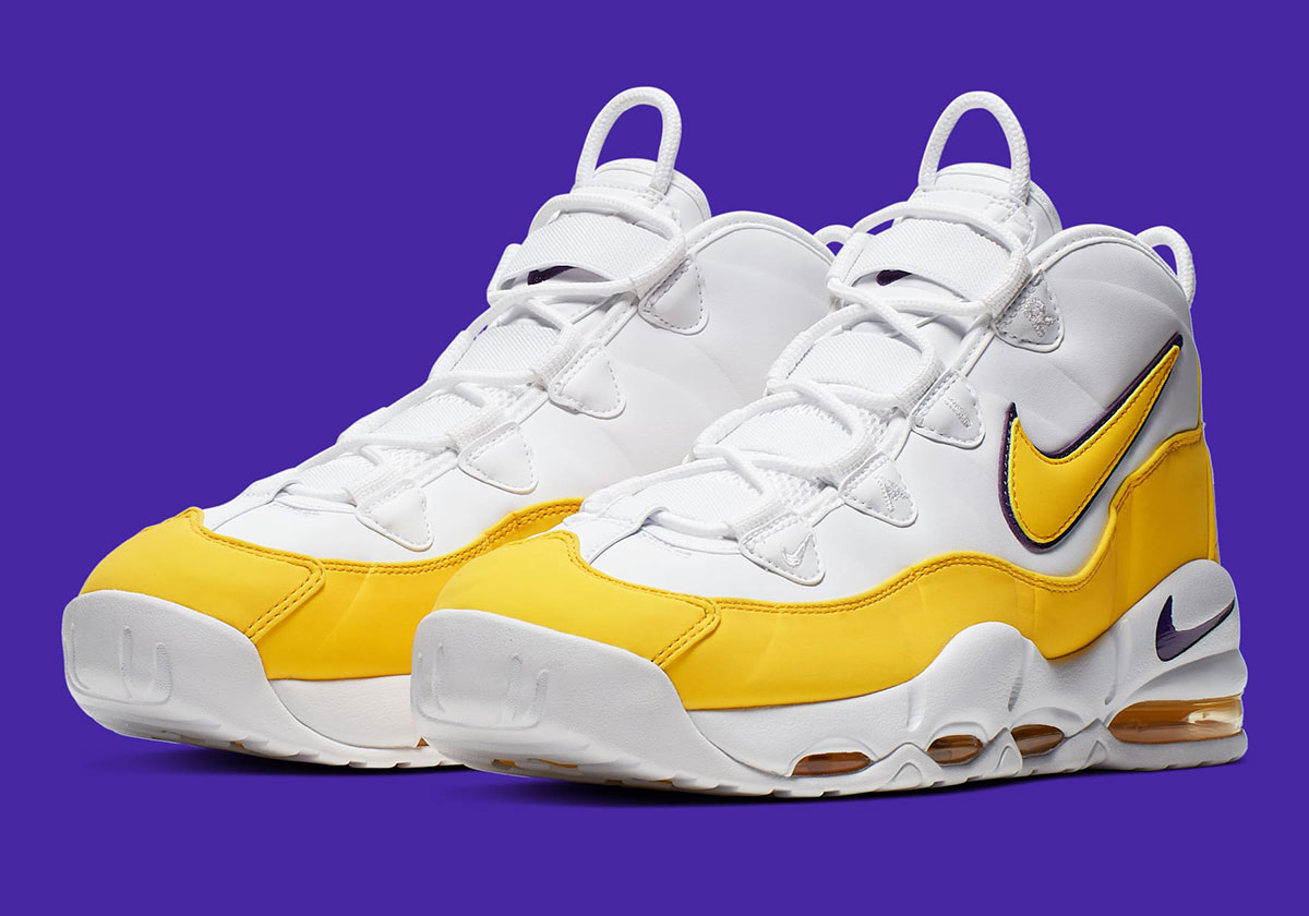 The Nike Air Max Uptempo 95 "Lakers" Releases On April 25th