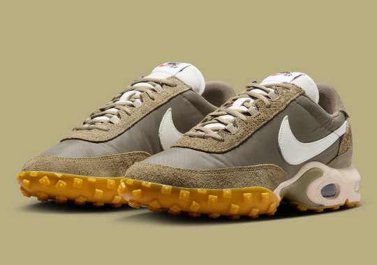 Nike Outfits The Hybrid Air Max Waffle Racer In “Matte Olive”