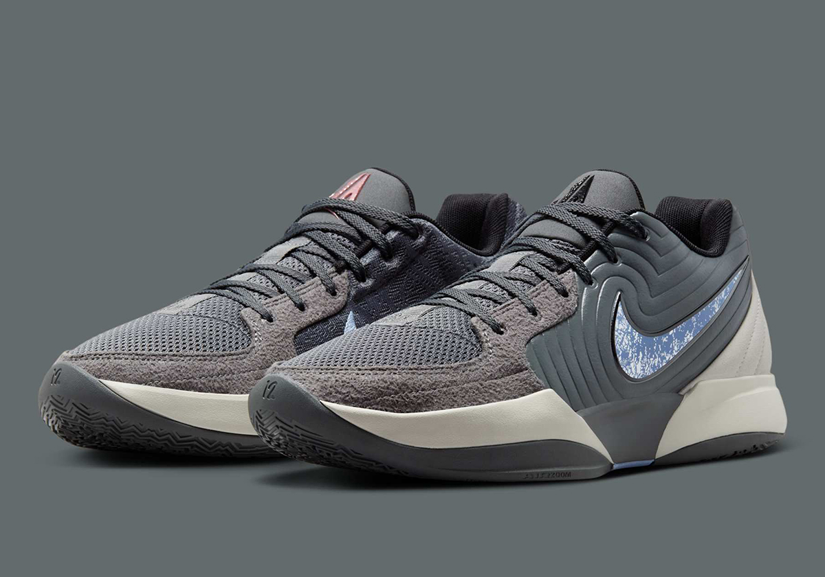 Hairy Suede Appears On The Nike Ja 2 "Iron Grey"