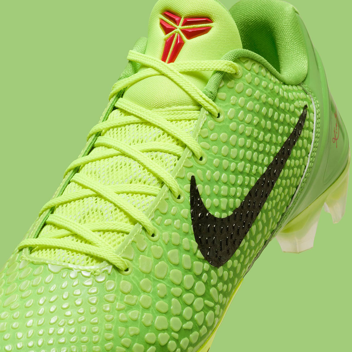 Nike Kobe 6 Grinch Cleats Vapor Edge Hq1644 300 5
