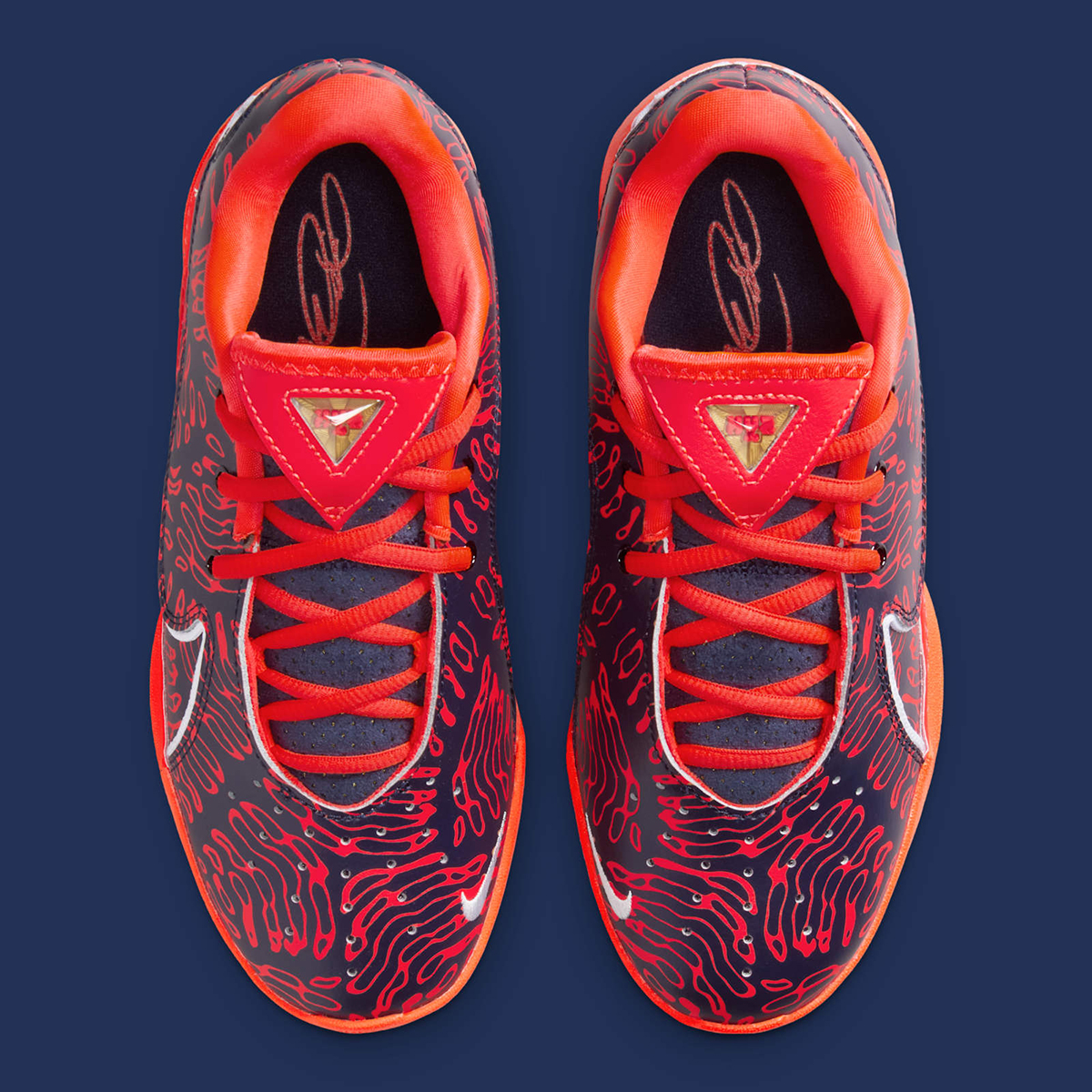 Nike Lebron 22 Gs Red Navy Hq3673 400 2