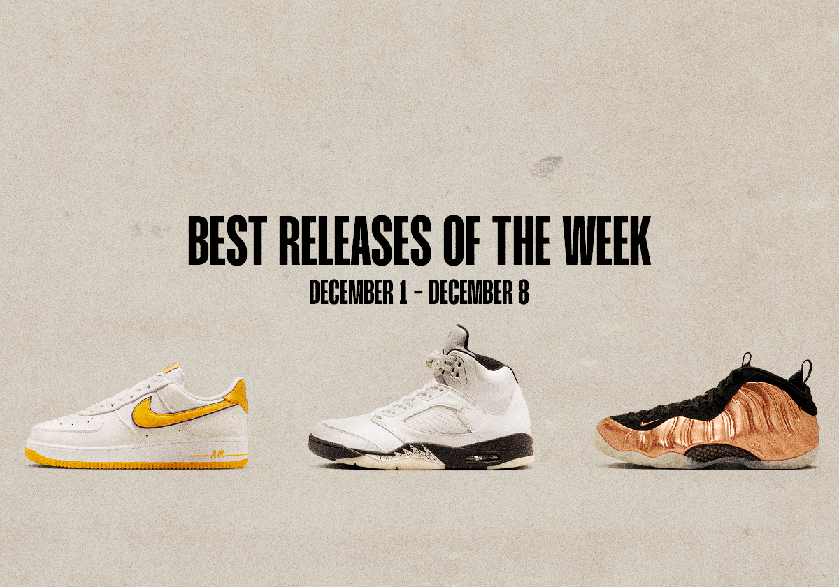 Kobe Air Force 1, Jordan 5 "Reverse Metallic" And All Of This Week's Best Releases