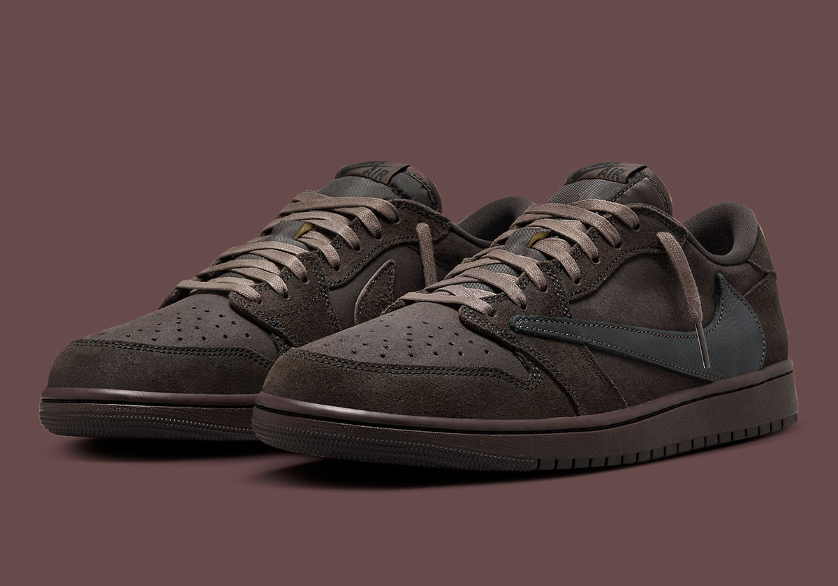 Travis Scott Jordan 1 Low Velvet Brown  Dm7866 202 2