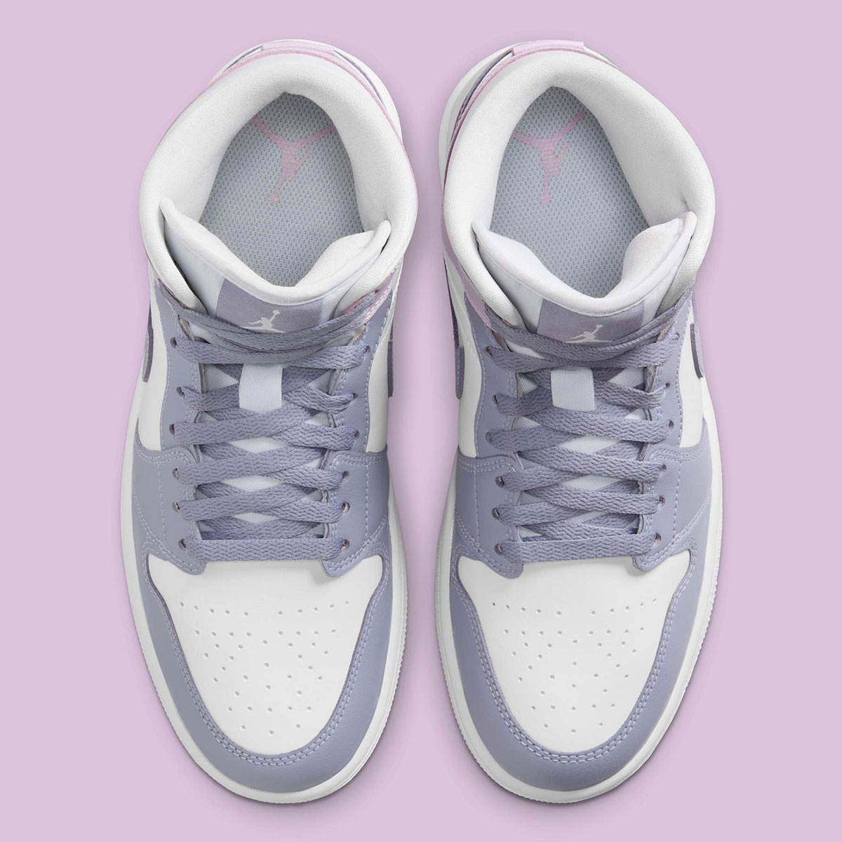 Air Jordan 1 Mid Indigo Haze Doll White Bq6472 510 2