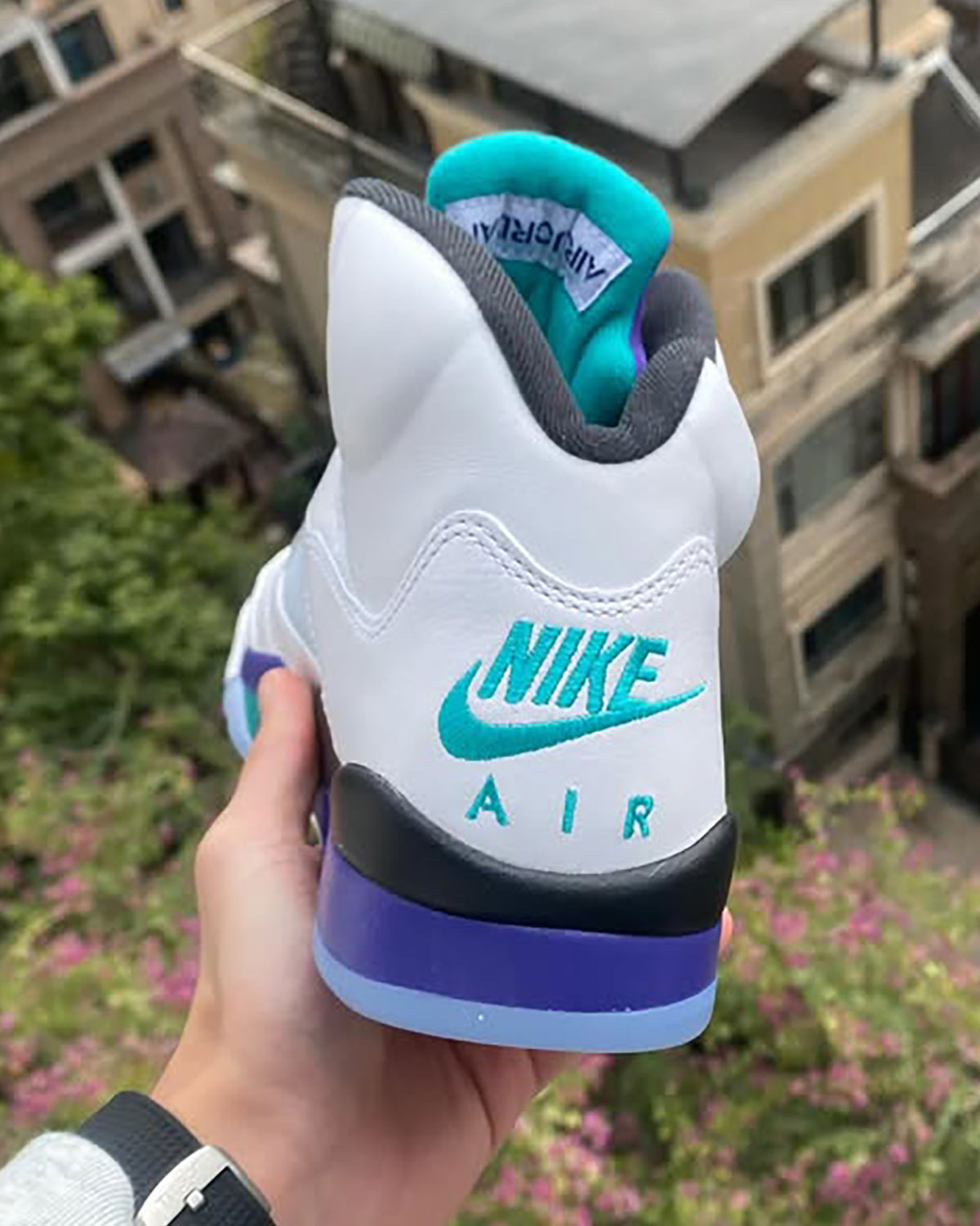 Grape Jordan 5s 1