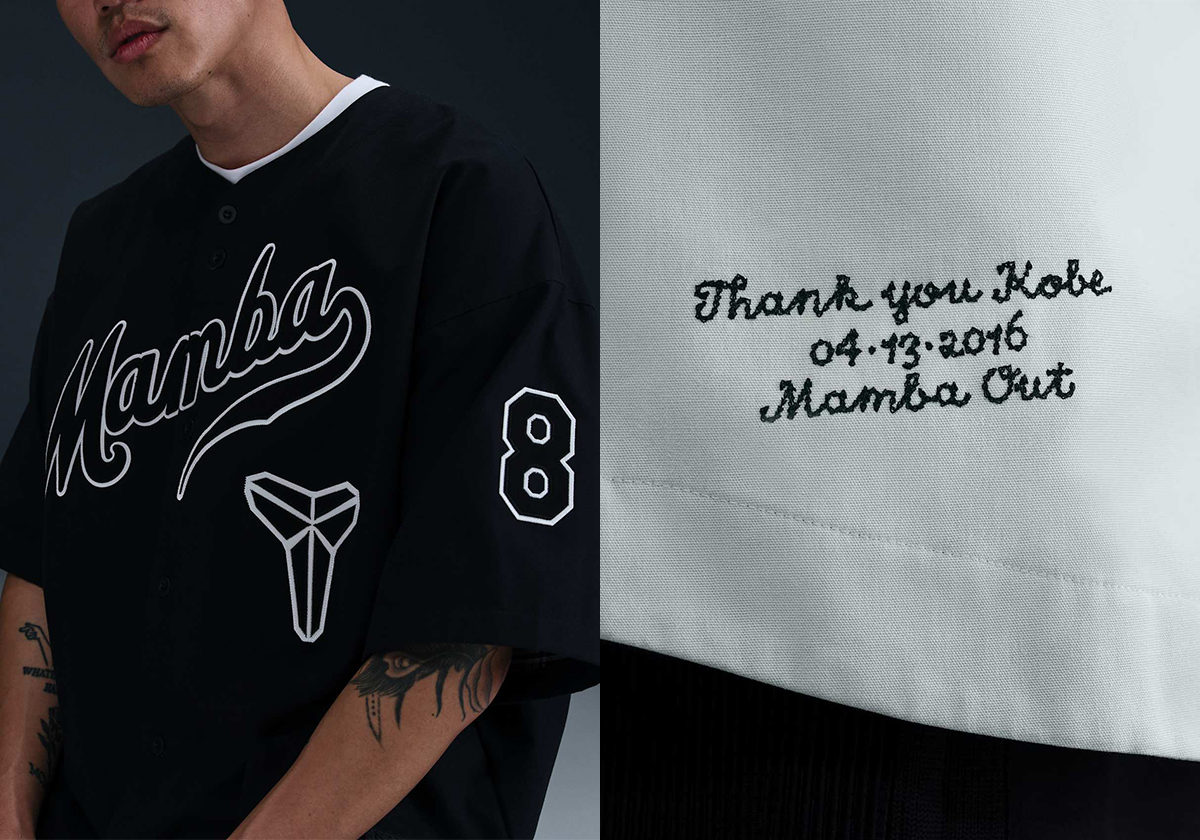 The Nike Kobe "Mamba Out" Baseball Jerseys Release On February 13th