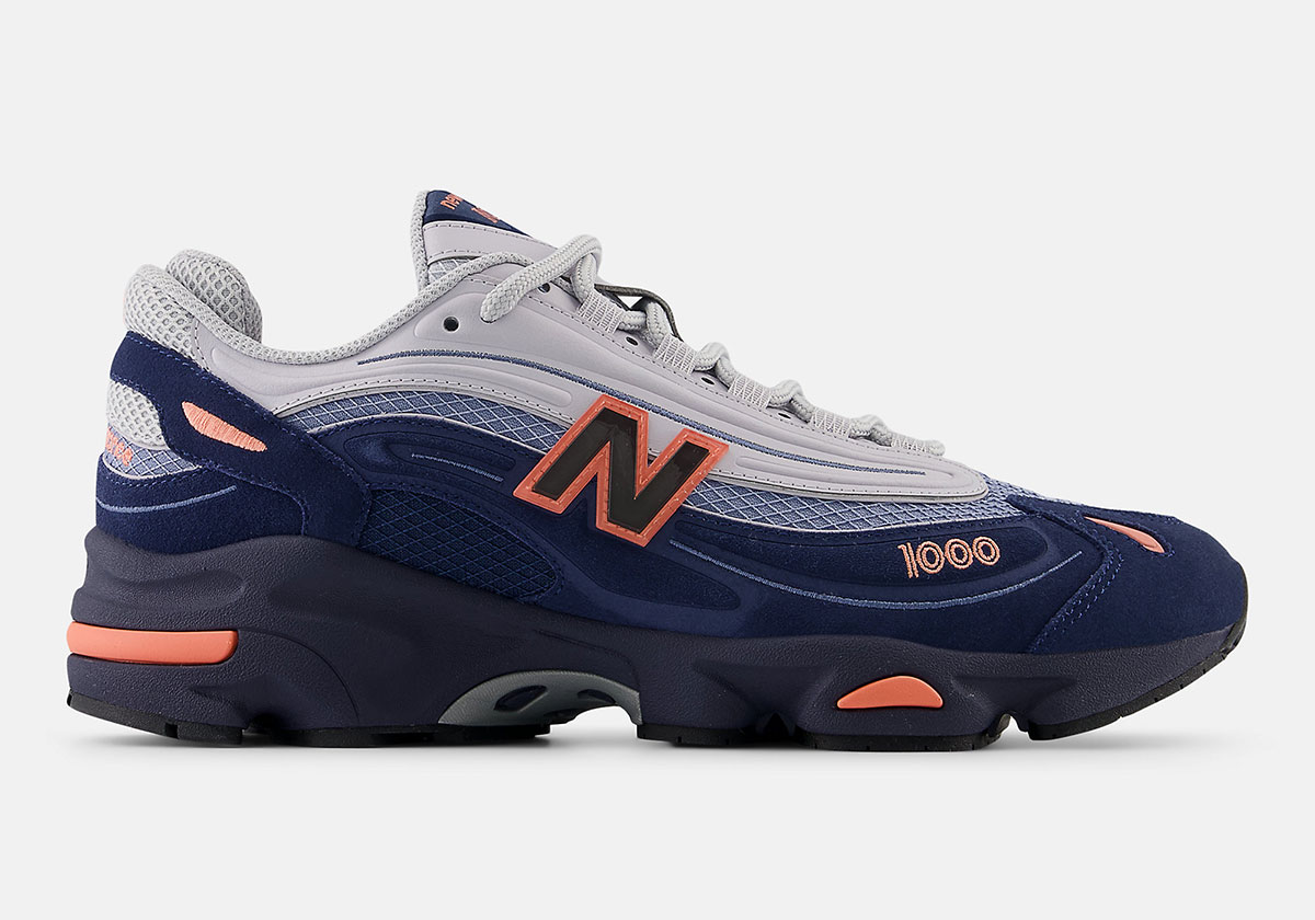 New Balance 1000 Navy Coral M1000flu 2
