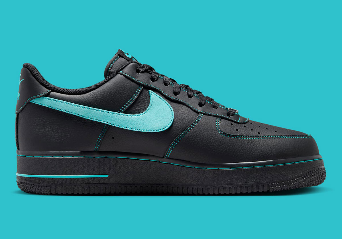 Nike Air Force 1 Low Black Aurora Green Hq2037 002 7