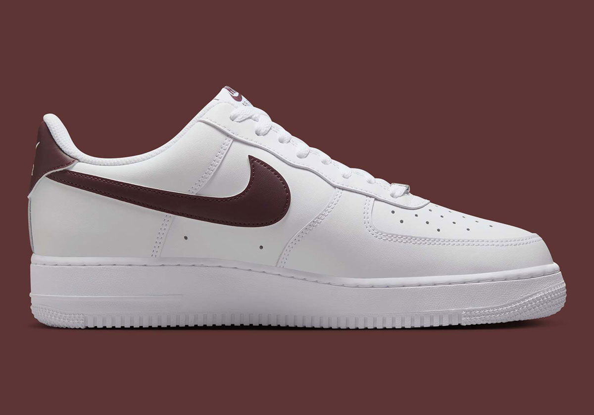 Nike Air Force 1 Low White Burgundy Crush Fj4146 112 1