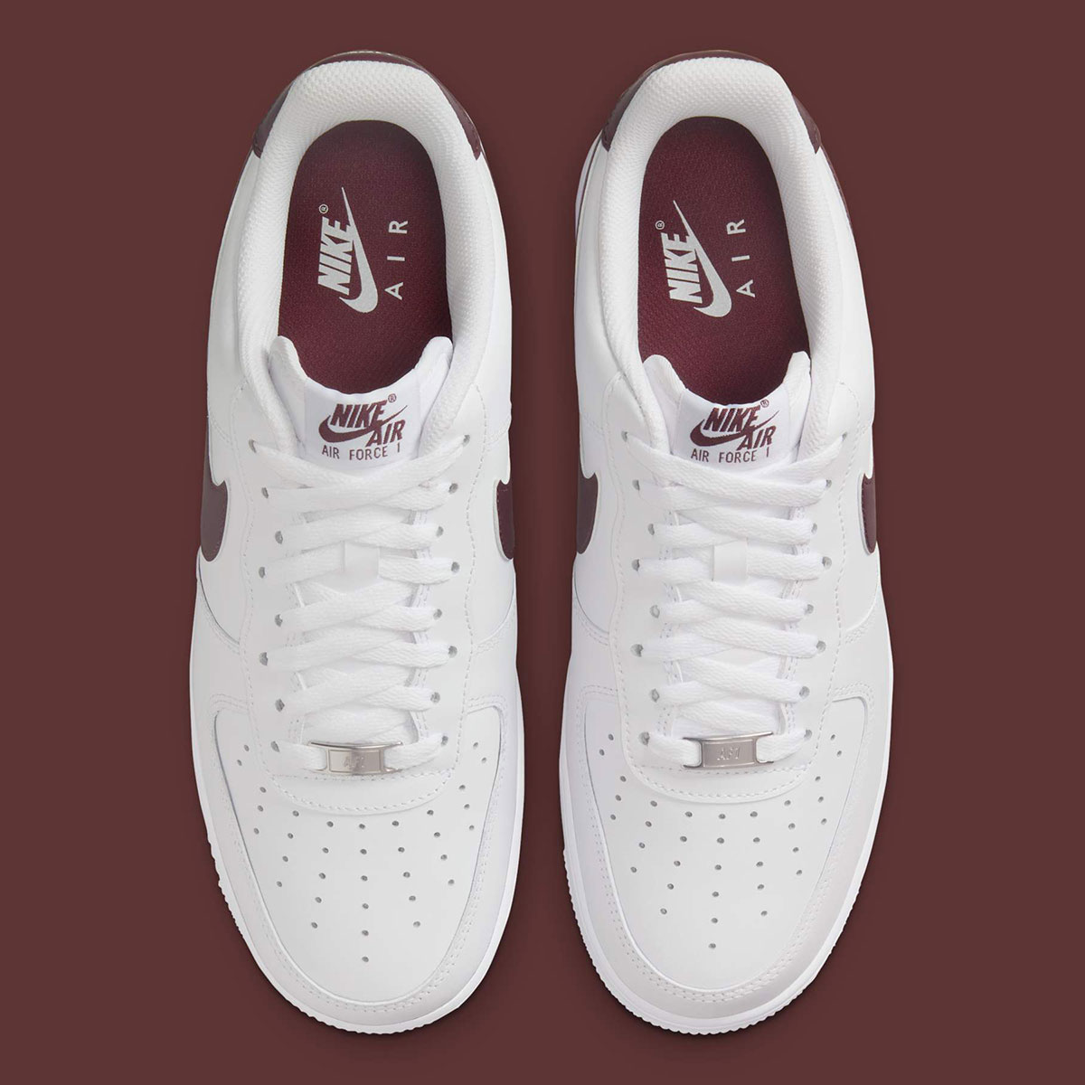 Nike Air Force 1 Low White Burgundy Crush Fj4146 112 3