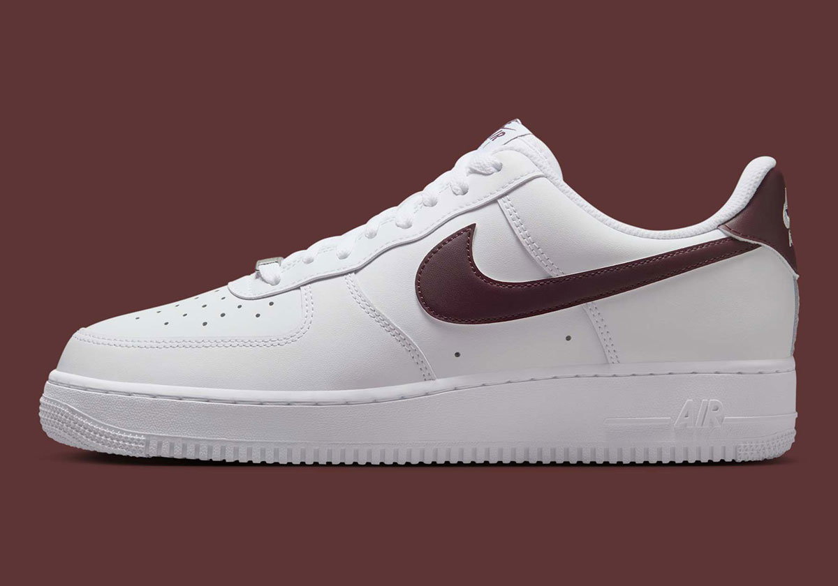 Nike Air Force 1 Low White Burgundy Crush Fj4146 112 8