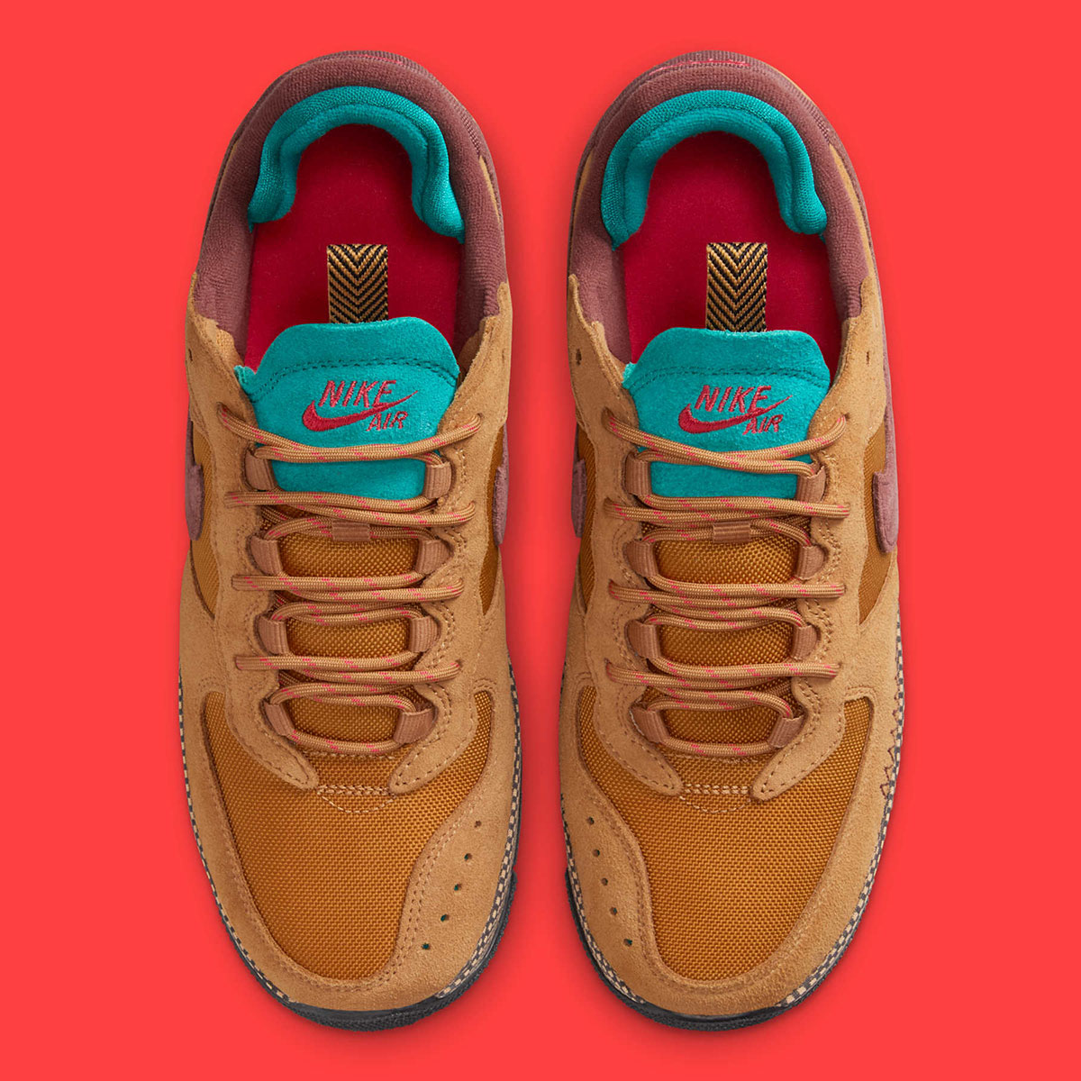 Nike Air Force 1 Wild Flax Red Sepia Teal Charge Black Fz2600 201 3