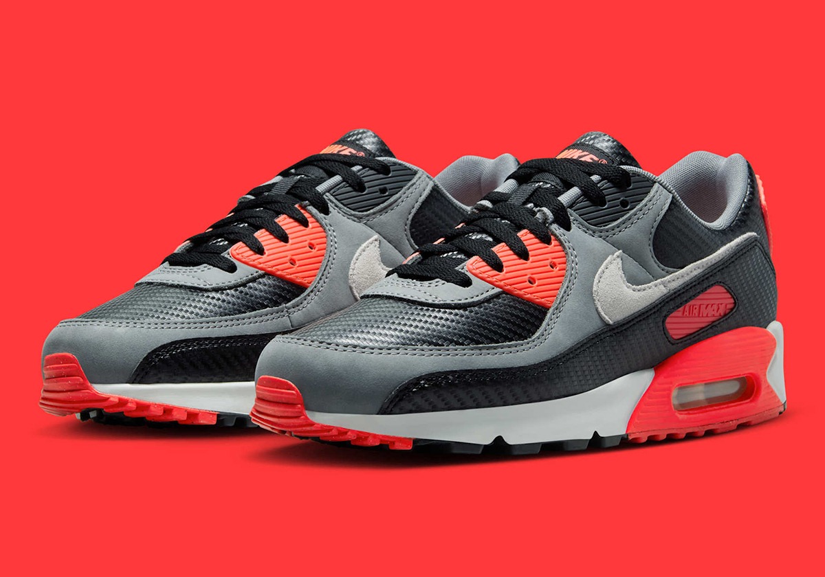 Nike Weaves Carbon Fiber Into The Air Max 90 "Reverse Infrared"