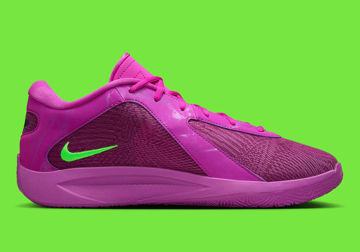 Nike Giannis Freak 6 Bold Berry Electric Green Fj7792 500 3