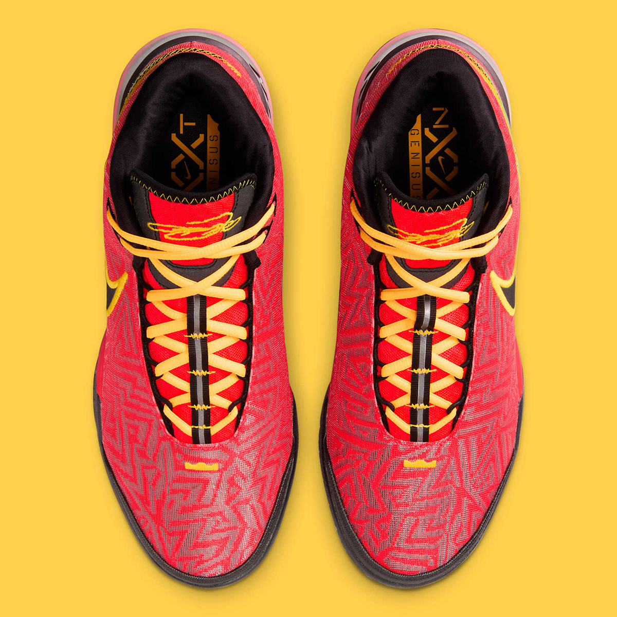 Nike Lebron Nxxt Genisus Bright Crimson White Black Sundial Hf0712 600 2