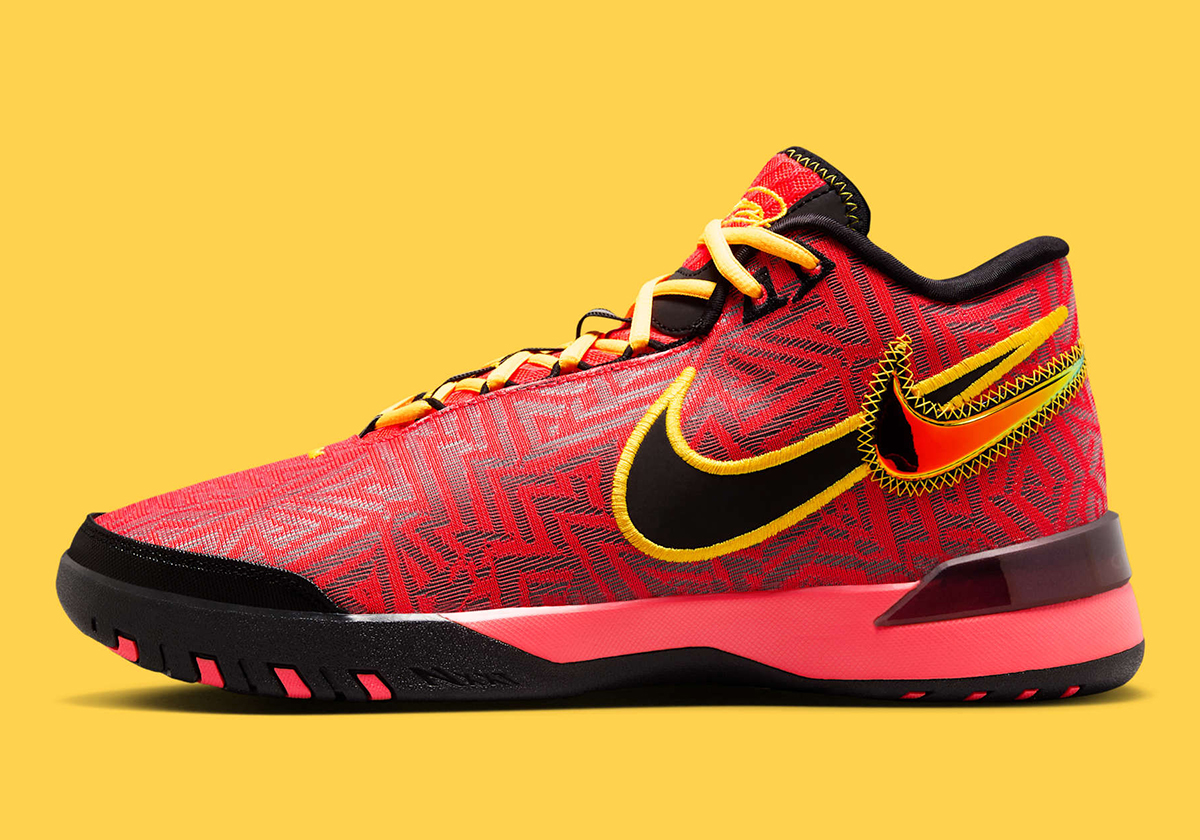Nike Lebron Nxxt Genisus Bright Crimson White Black Sundial Hf0712 600 8