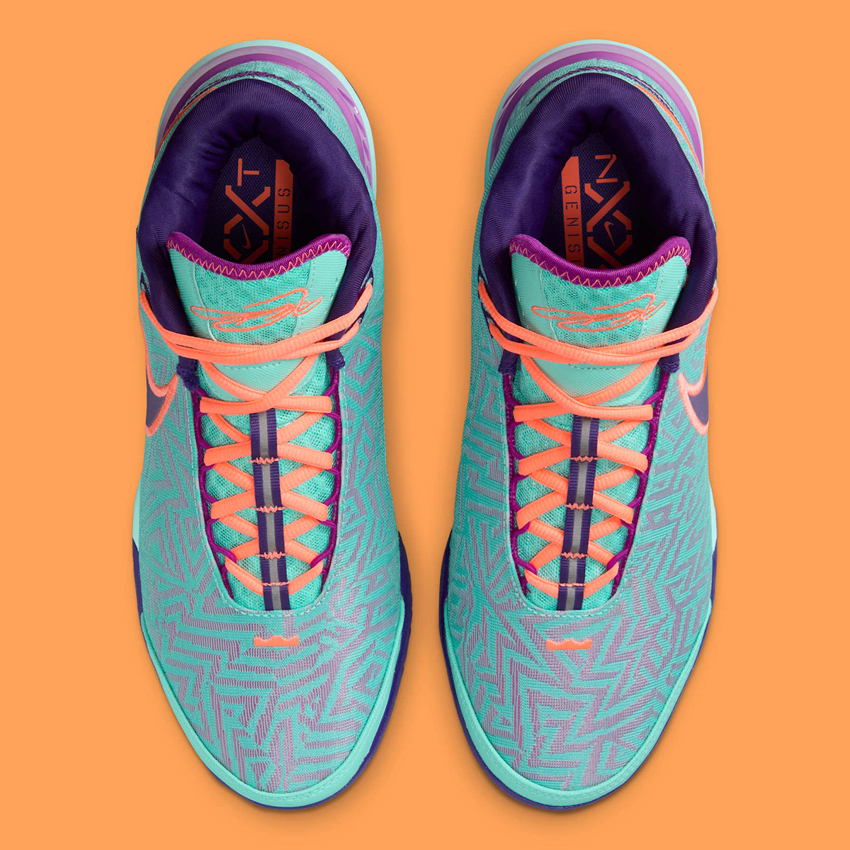 Nike Lebron Nxxt Genisus Teal Purple Hf0712 300 2