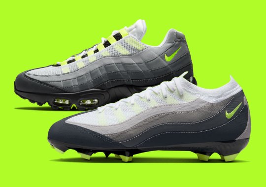 The Nike Air Max 95 “Neon” Gets Transformed Into A Mercurial Soccer Cleat