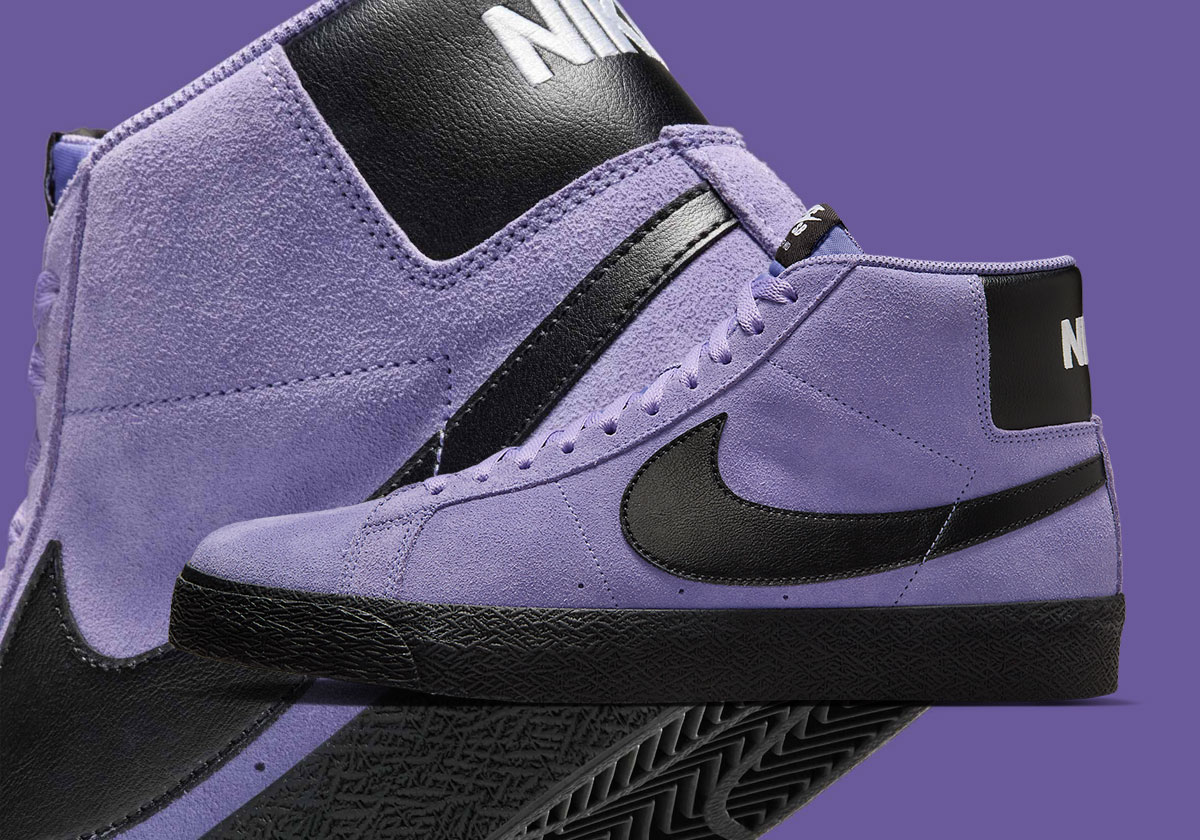 Twilight Vibes Loom Over The Nike SB Blazer Mid "Dusty Amethyst"