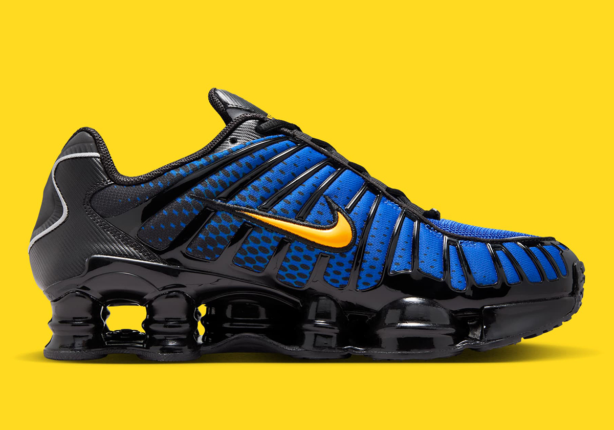 Nike Shox Tl Black Lyon Blue Varsity Maize Ib7670 001 3
