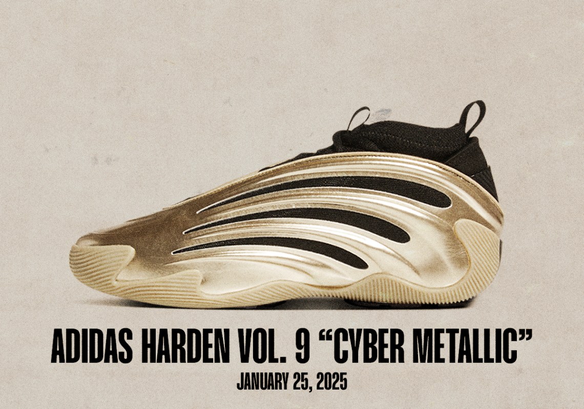 Sneaker Releases January 19 January 25 2025 Adidas Harden Vol 9 Cyber Metallic