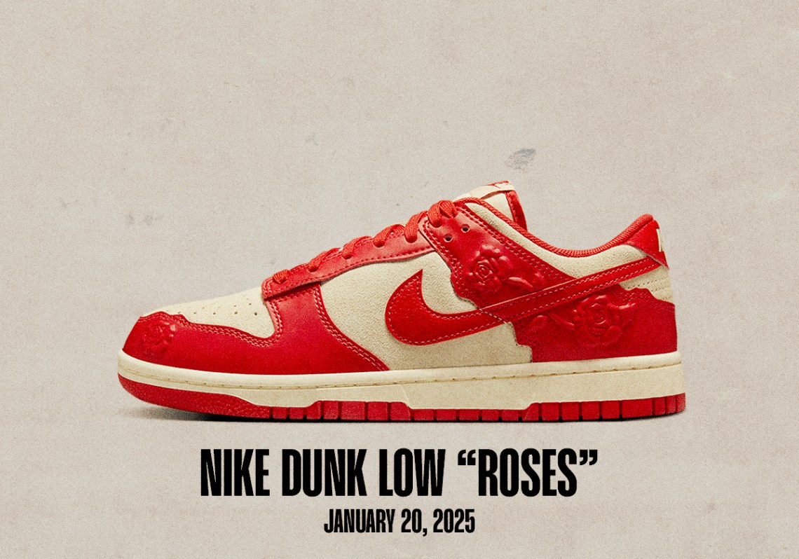 Sneaker Releases January 19 January 25 2025 Nike Dunk Low Roses