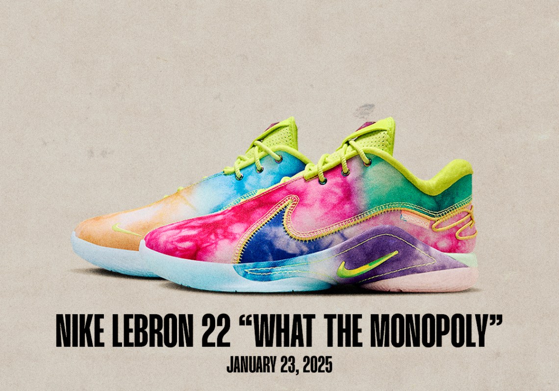 Sneaker Releases January 19 January 25 2025 Nike Lebron 22 What The Monopoly