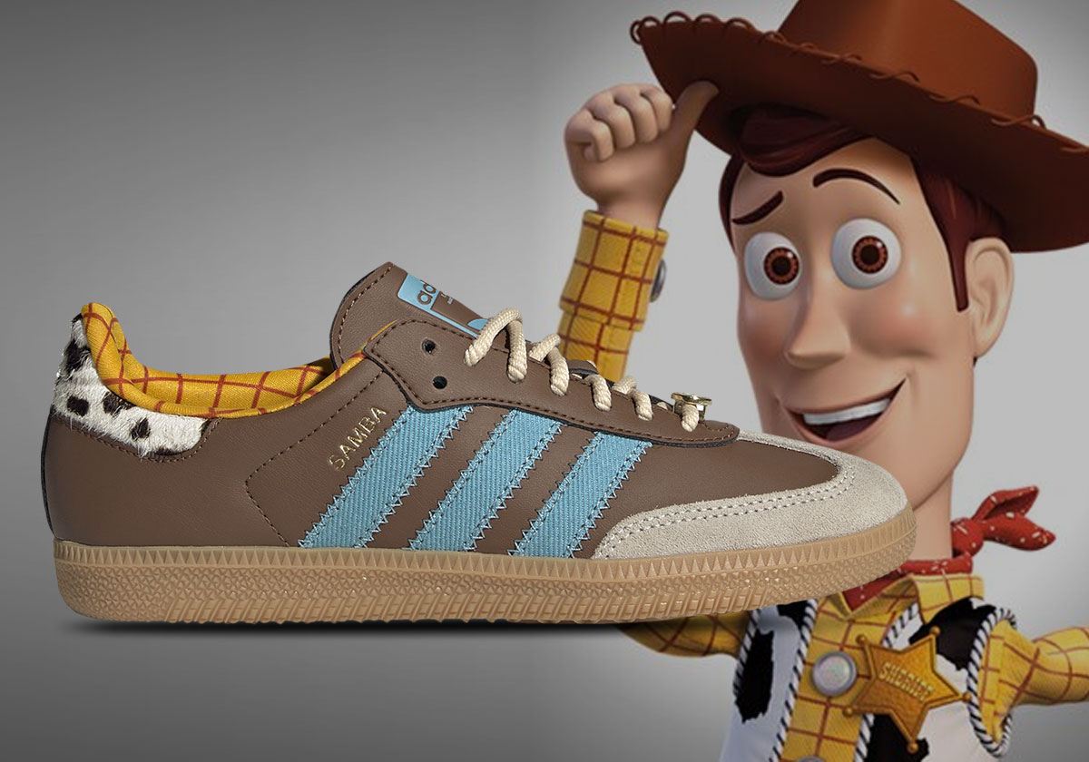 The Toy Story x adidas Samba “Woody” Is Available Now