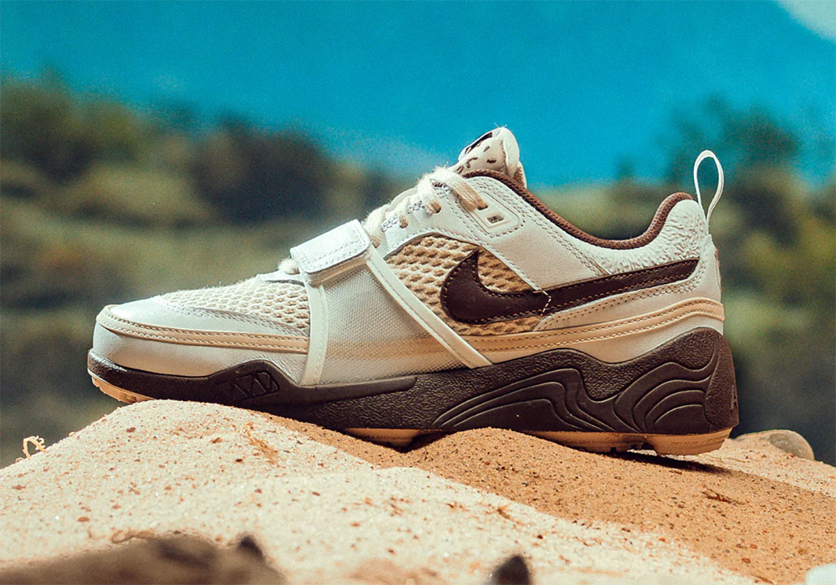 Travis Scott Nike Zoom Field Jaxx Light Chocolate Release Date 5