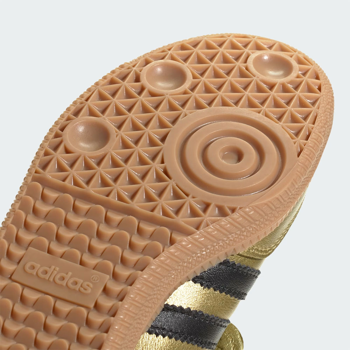 Adidas Samba Lt Gold Metallic Core Black Jh5708 6