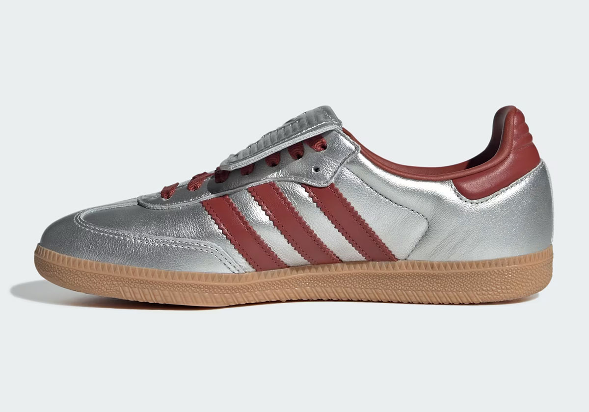 Adidas Samba Lt Silver Metallic Preloved Ruby Jh5707 3
