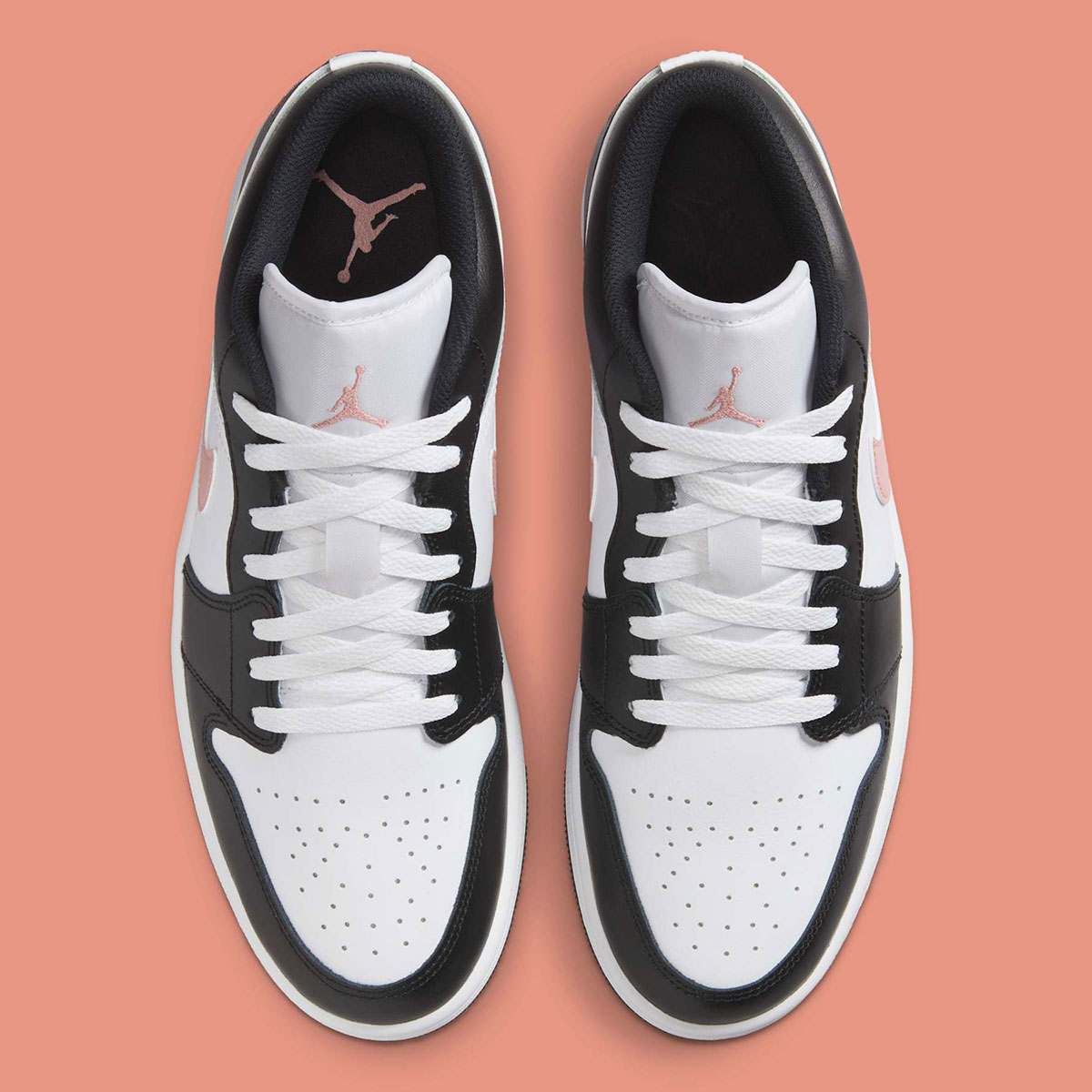Air Jordan 1 Low Black Rust Pink White 553558 165 3