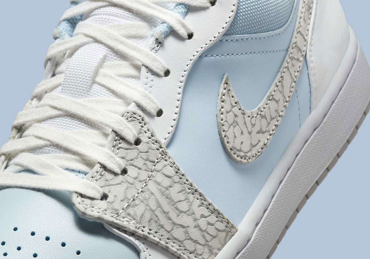 The Air Jordan 1 Low Stomps On With "Elephant Print"