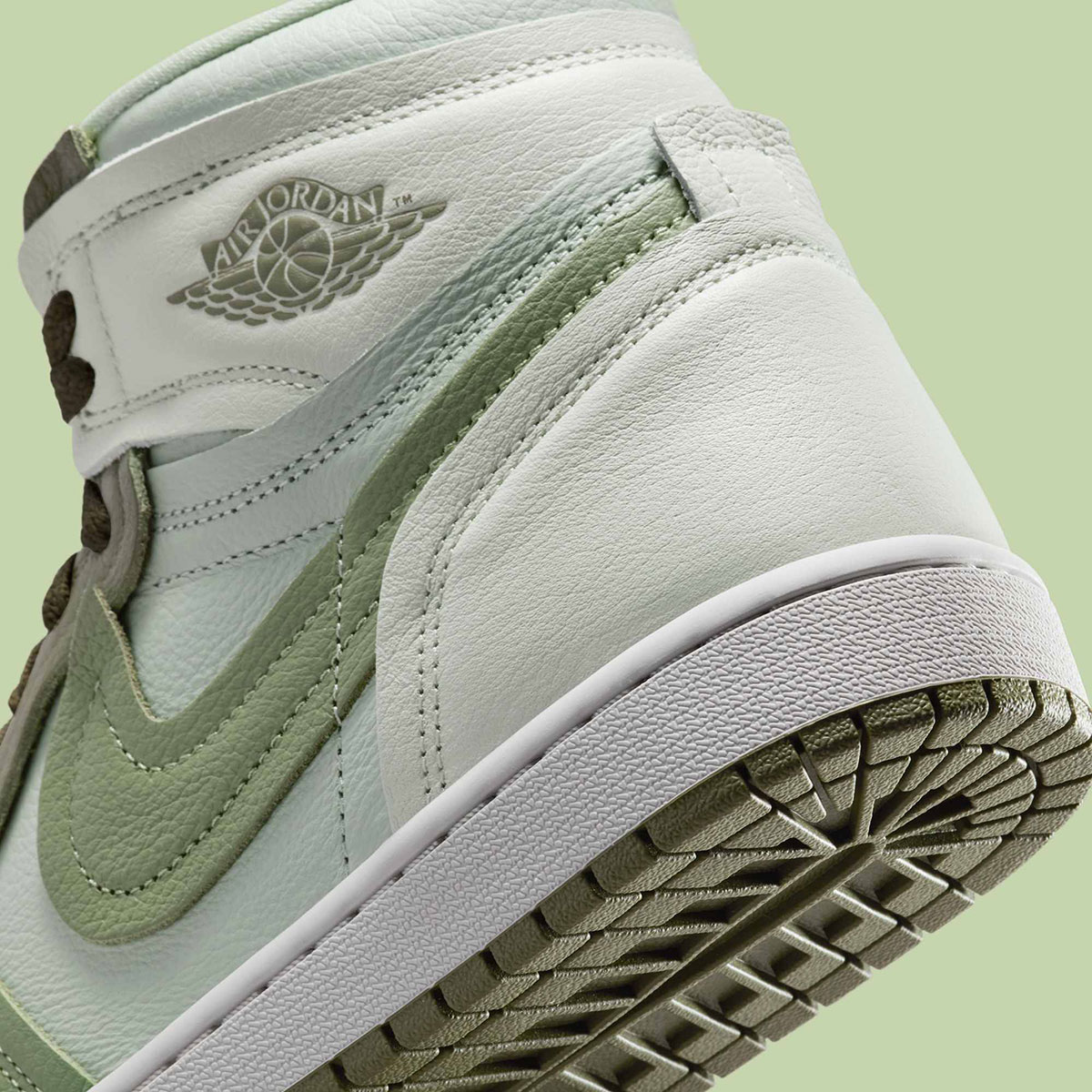 Air Jordan 1 Method Of Make Medium Olive Oil Green Sea Glass Seafoam Fb9891 201 5