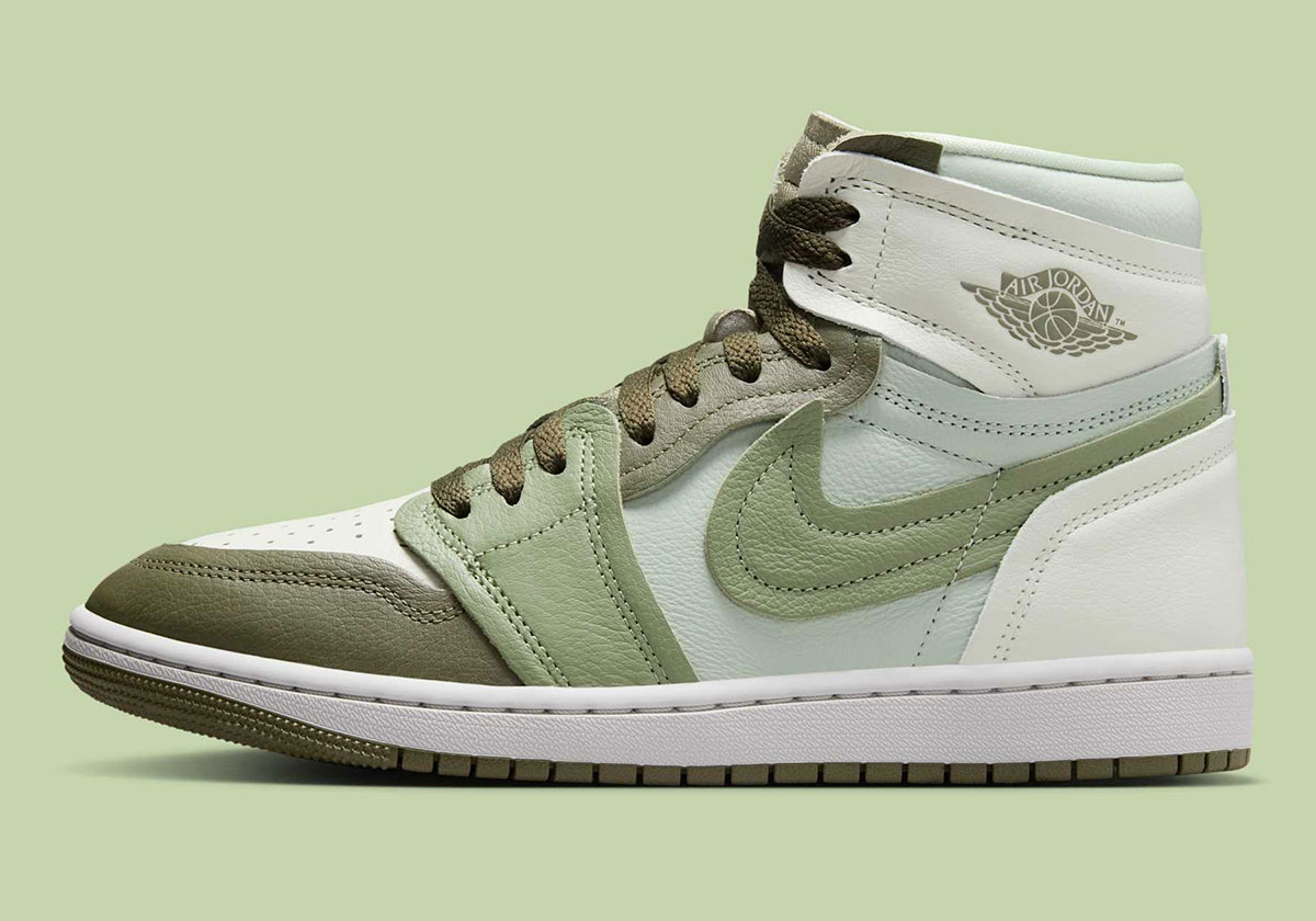 Air Jordan 1 Method Of Make Medium Olive Oil Green Sea Glass Seafoam Fb9891 201 8