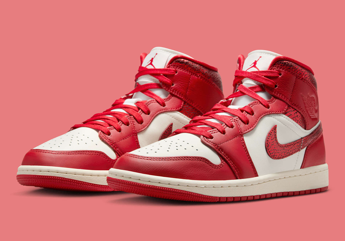 Air Jordan 1 Mid Valentines Day Cracked Leather Hj9337 106 1