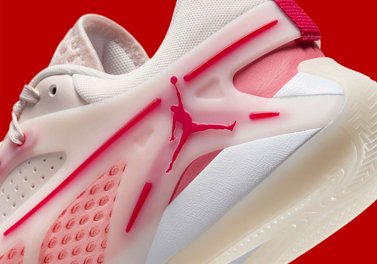 "Light Soft Pink" Coats The Jordan Heir For A Valentines-Ready Look