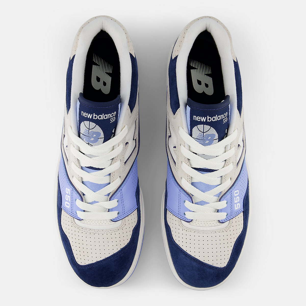 New Balance 550 Navy Electric Sky Bb550fla 5