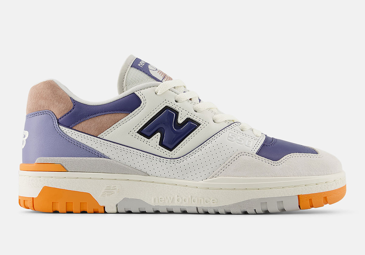 New Balance 550 White Blue Orange Bb550jn1 1