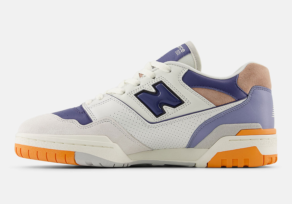 New Balance 550 White Blue Orange Bb550jn1 3