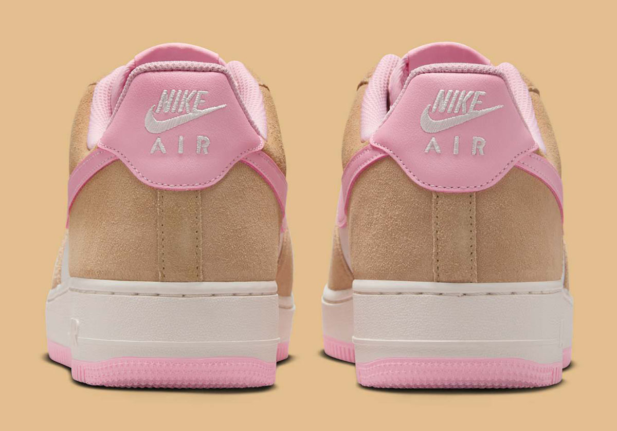 Nike Air Force 1 Low Tan Pink White Fq8714 202 3